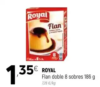 Coviran Royal Flan doble 8 sobres 186g oferta