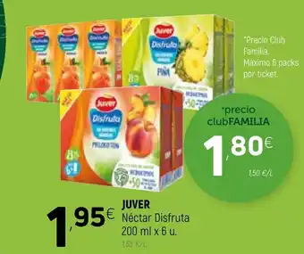 Coviran Juver Nèctar Disfruta 200ml x 6 u. oferta