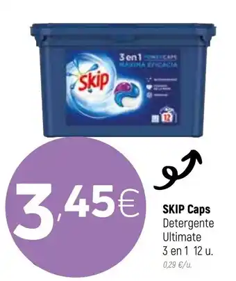 Coviran Skip Caps Detergente Ultimate 3 en 1 12 u oferta