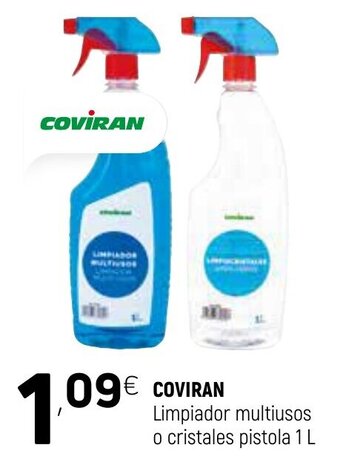Coviran Coviran Limpiador multiusos o cristales pistola 1 L oferta