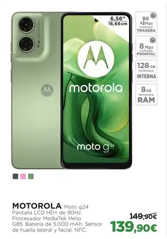 El Corte Inglés MOTOROLA Moto 924 oferta