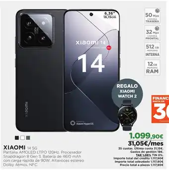El Corte Inglés XIAOMI 14 5G oferta