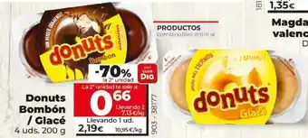 Dia Donuts Bombó / Glace 4 uds. 200g oferta