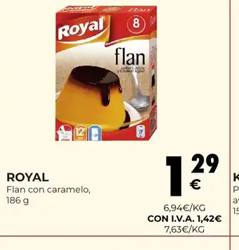 CashDiplo ROYAL Flan con caramelo, oferta