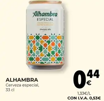 CashDiplo ALHAMBRA Cerveza especial, oferta