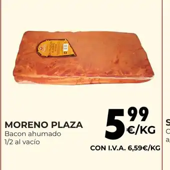 CashDiplo MORENO PLAZA Bacon ahumado oferta