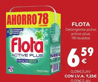 CashDiplo FLOTA Detergente polvo active plus, oferta