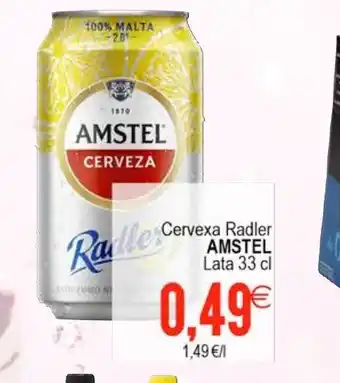 Plenus Supermercados Cervexa Radler AMSTEL Lata 33 cl oferta