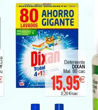 Plenus Supermercados Deterxente DIXAN Mal. 80 cac oferta