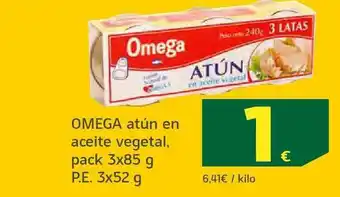 HiperDino Omega Atún En Aceite Vegetal oferta