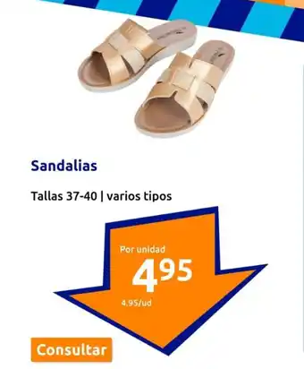 Action Sandalias oferta