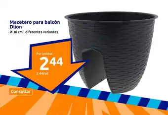 Action Macetero para balcón oferta