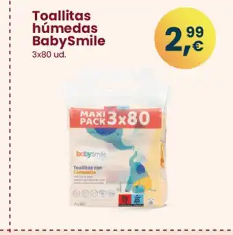 Clarel Toallitas húmedas BabySmile oferta