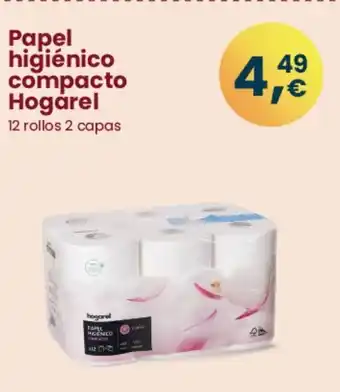 Clarel Papel higiénico compacto Hogarel oferta