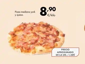 Supermercados Lupa Pizza mediana york y queso. oferta