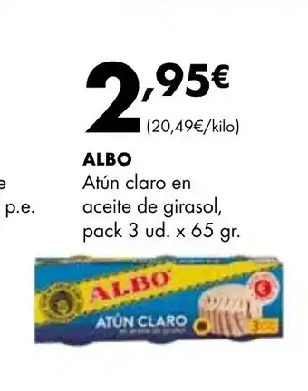 Supermercados Lupa Atún claro en aceite de girasol, oferta