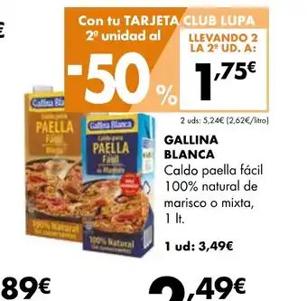 Supermercados Lupa GALLINA BLANCA oferta