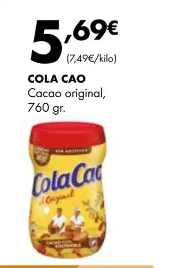 Supermercados Lupa COLA CAO Cacao original, oferta