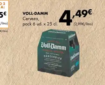 Supermercados Lupa VOLL-DAMM Cerveza, pack 6 ud. x 25 cl. oferta