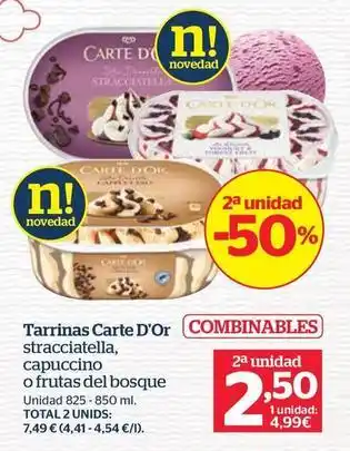 La Sirena Carte d'or - tarrinas oferta