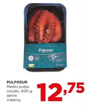 Alimerka PULPOSUR Medio pulpo cocido, 400 g. oferta