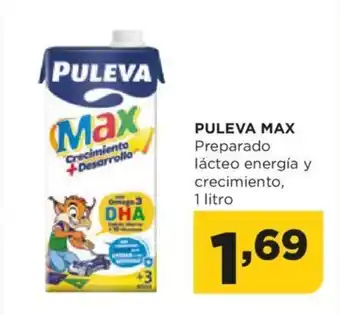 Alimerka PULEVA MAX Preparado lácteo energía y crecimiento, oferta