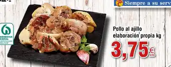 FROIZ Pollo al ajillo elaboración propia kg oferta