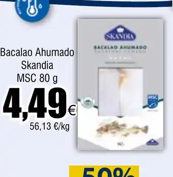 FROIZ Bacalao Ahumado Skandia MSC 80 g oferta