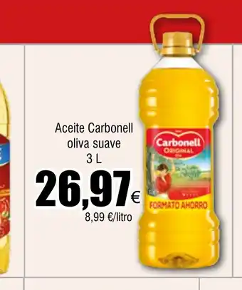 FROIZ Aceite Carbonell oliva suave 3 L oferta
