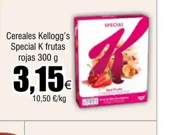 FROIZ Cereales Kellogg's Special K frutas rojas 300 g oferta