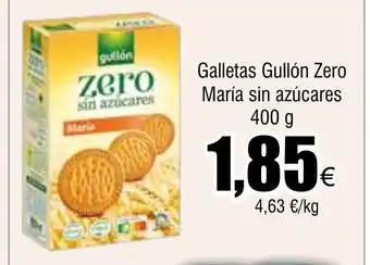 FROIZ Galletas Gullón Zero María sin azúcares 400 g oferta