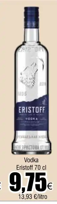 FROIZ Vodka Eristoff 70 cl oferta