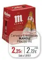 Cuevas Cash Mahou - cerveza 5 estrellas oferta