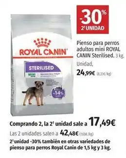 El Corte Inglés Royal canin - pienso para perros adultos mini oferta