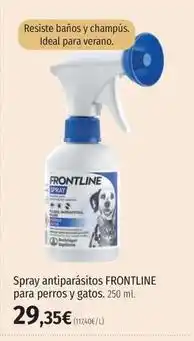 El Corte Inglés Frontline - spray antiparásitos para perros y gatos oferta