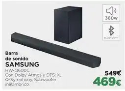 El Corte Inglés Samsung - barra de sonido oferta
