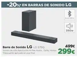 El Corte Inglés Lg - barra de sonido oferta