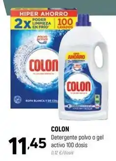 Coviran Colon - detergente polvo o gel activo 100 dosis oferta