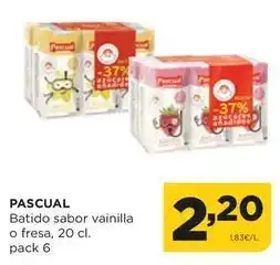 Alimerka Pascual - batido sabor vainilla oferta