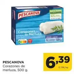 Alimerka Pescanova - corazones de merluza oferta