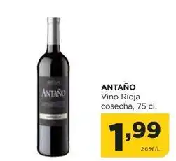 Alimerka Antaño - vino rioja cosecha oferta