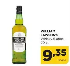 Alimerka William lawson's - whisky 5 años oferta