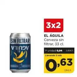 Alimerka El águila cerveza sin filtrar oferta