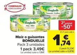 Dia Bonduelle - guisantes al natural muy finos oferta