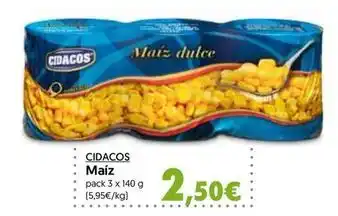 Hiper Usera Cidacos - maiz oferta