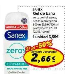 Hiper Usera Sanex - gel de baño oferta