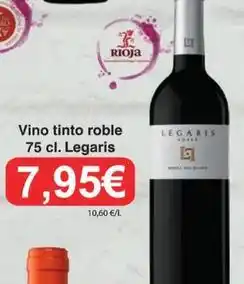 Spar La Palma Legaris - vino tinto roble oferta