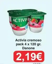 Spar La Palma Danone - activia cremoso oferta