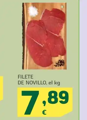 HiperDino FILETE DE NOVILLO, el kg oferta