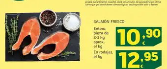 HiperDino SALMÓN FRESCO oferta